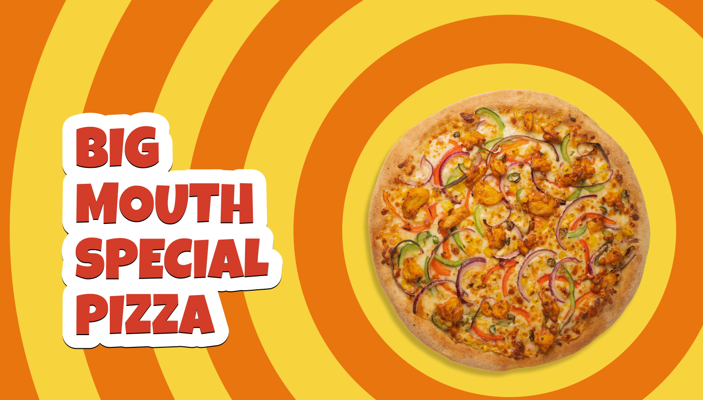 Big Mouth Special Pizza - Banner